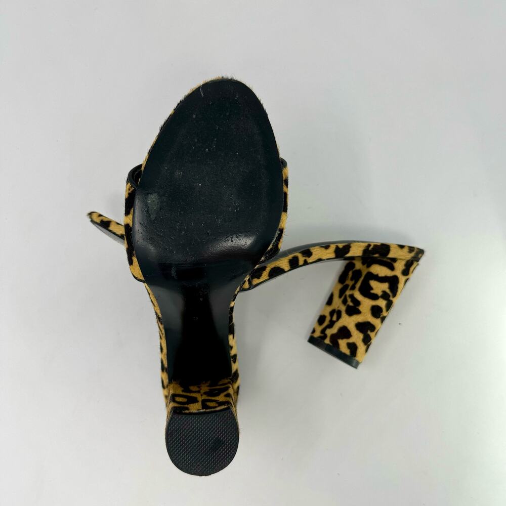 Leopard Print High Heel Sandals - Picture 8 of 10